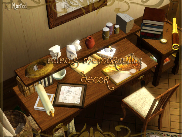 Sims 3 — Bilbo's Memorabilia by murfeel — An old keepsake is this map to The Lonely Mountain from JRR Tolkien's book The