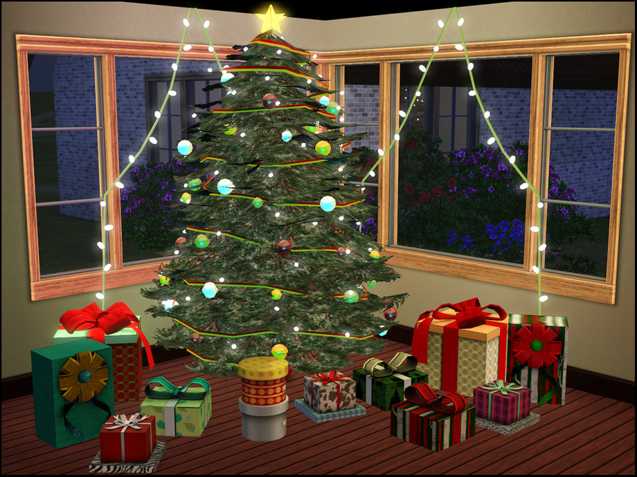 Где новогодняя елка. Рождественская елка симс 3. Симс 3 елка на Рождество. SIMS 4 елка. Рождественская елка симс 4.