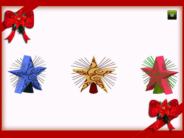 Sims 3 — star for tree happy new year 2013 by jomsims — star for tree happy new year