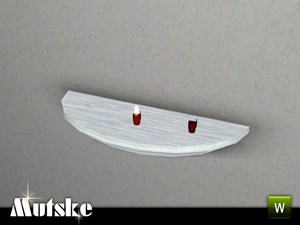 Sims 3 — Noel Candles Collection Taper Extra Small by Mutske — This is a taper candle that can be lit and un-lit. 2
