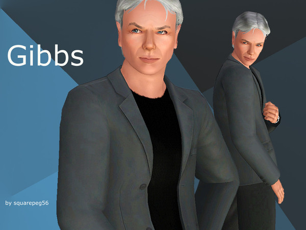 Sims 3 — Gibbs by squarepeg56 — Leroy Jethro Gibbs is a fictional character, the protagonist of the CBS TV series NCIS.