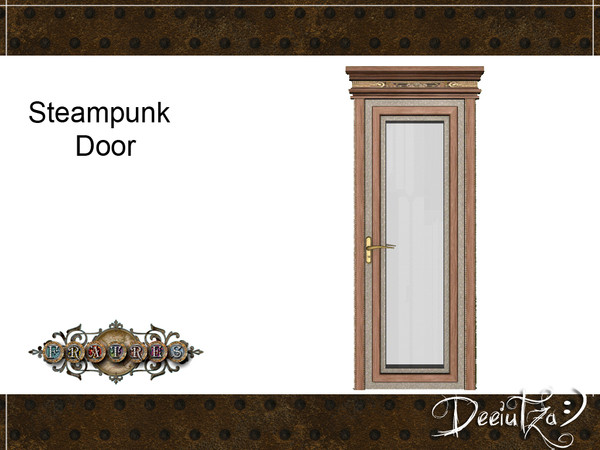 Sims 3 — Fratres - Steampunk Door by deeiutza — By deeiutza @TSR