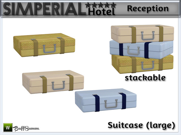 Sims 3 — Simperial Reception Suitcase 4 by BuffSumm — Your Sims suitcase. Part of the *Hotel Simperial Series -