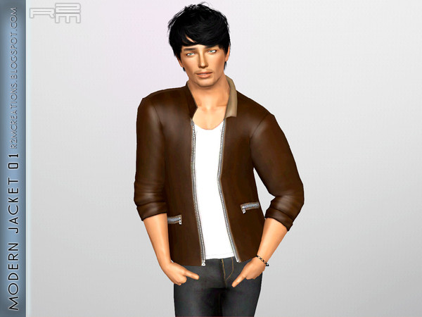 Sims 3 — R2M_M_ModernJacket by R2MCreations — 3 Modern Jackets for your male sims Everyday/Formal/Carrer 3 Channels