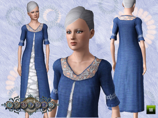 Sims 3 — Sleepwear E female by altea127 — Sleepwear E female. Steampunk clothes inspired by the Fratresproject for TSR. 