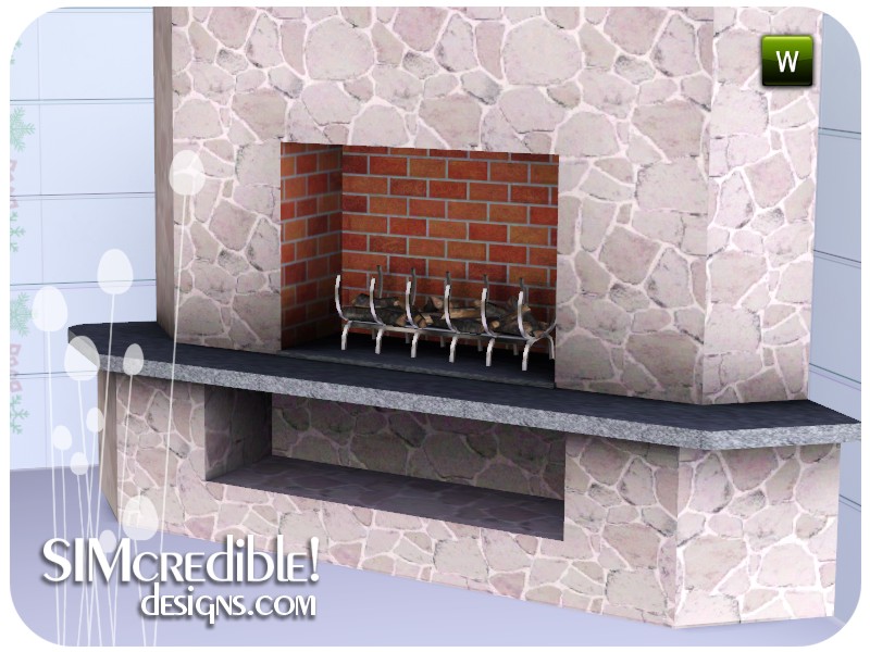 Sims 4 Corner Fireplace