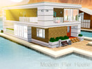 Sims 3 — Modern Pier House by colensmith2 — This modern pier house has 3 bedroom, 3/2 bathroom, a deck with pool and a