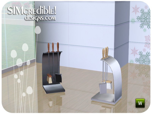 Sims 3 — Cheers Fireplace Tools by SIMcredible! — by SIMcredibledesigns.com available at TSR