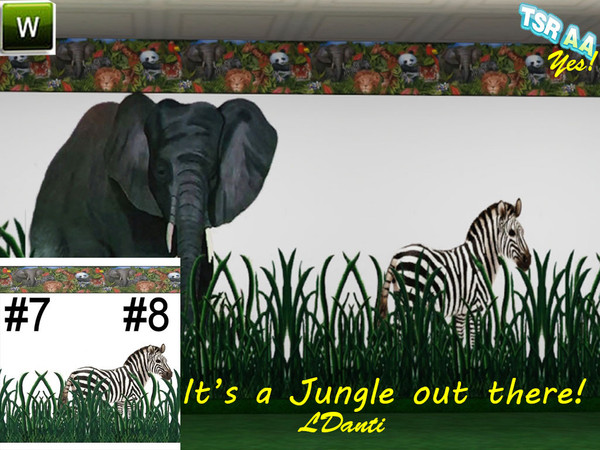 Sims 3 — JungleRoom_7_8 by ldanti2 — It's a Jungle out there! A Jungle themed Room for your little ones! This is a