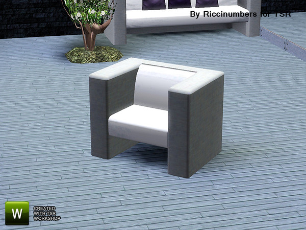 Sims 3 — Devi Finds a Spa Room Living Chair by TheNumbersWoman — Modern yet stylish this Spa Room is a picture of