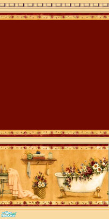 Sims 2 — Spring Flowers Wallpaper/Flooring Collection - Wallpaper 1 by Cerulean Talon — Vivid colors and rich textures