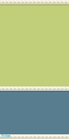 Sims 2 — Cafe Chic Wall Set - Cafe Chic - Melange Green-refuge by mistresscris — Created by MistressCris.