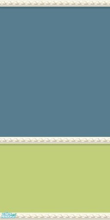 Sims 2 — Cafe Chic Wall Set - Cafe Chic - Refuge-melange Green by mistresscris — Created by MistressCris.