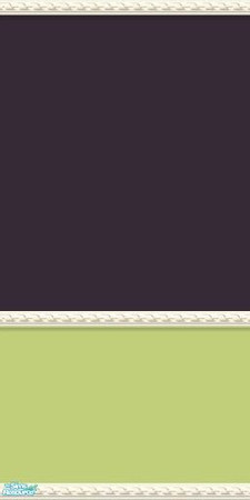 Sims 2 — Cafe Chic Wall Set - Cafe Chic - Black Swan-melange Green by mistresscris — Created by MistressCris.