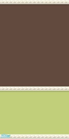 Sims 2 — Cafe Chic Wall Set - Cafe Chic - Sable-melange Green by mistresscris — Created by MistressCris.
