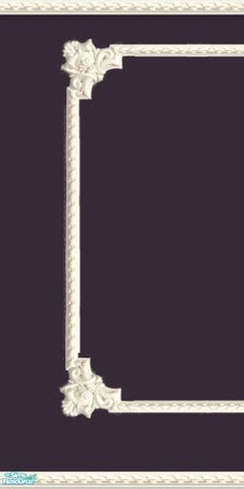 Sims 2 — Cafe Chic Wall Set - Cafe Chic - Black Swan Left by mistresscris — Created by MistressCris.