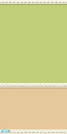 Sims 2 — Cafe Chic Wall Set - Cafe Chic - Melange Green-blonde by mistresscris — Created by MistressCris.