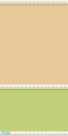 Sims 2 — Cafe Chic Wall Set - Cafe Chic - Blonde-melange Green by mistresscris — Created by MistressCris.