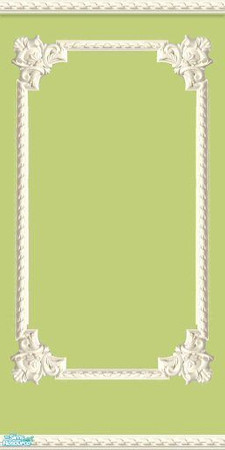 Sims 2 — Cafe Chic Wall Set - Cafe Chic - Melange Green 5 by mistresscris — Created by MistressCris.