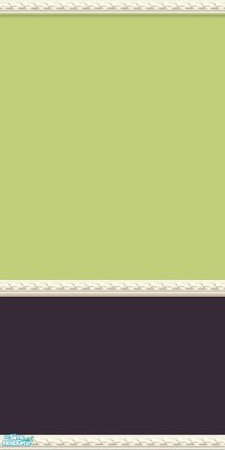 Sims 2 — Cafe Chic Wall Set - Cafe Chic - Melange Green-black Swan by mistresscris — Created by MistressCris.