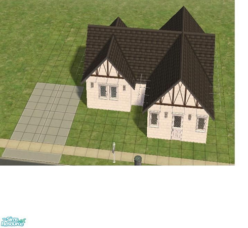 Sims 2 — Country Style - 1 bed - Starter House by Gumby_Girl — 