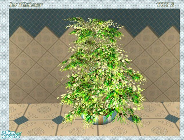 Sims 2 — Reflexsims Laguna TC73 - Plant by Eisbaerbonzo — 1-tile plant in a striped pot