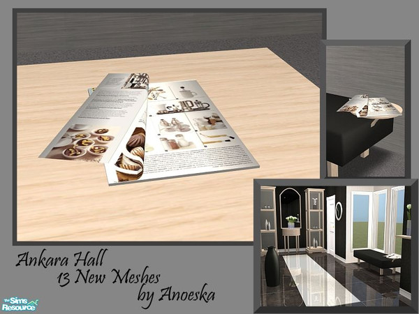 Sims 2 — Ankara Hall Magazine by AnoeskaB — Decorative magazine. Part of the Ankara Hall set.