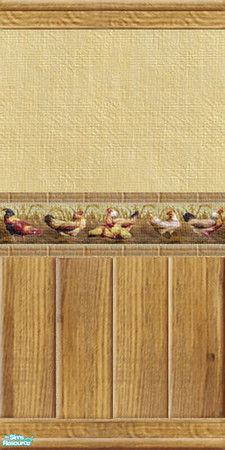 Sims 2 — HenHouse - wall08 by perelinka — Rustic wallpaper with wood