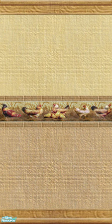 Sims 2 — HenHouse - wall07 by perelinka — Rustic wallpaper