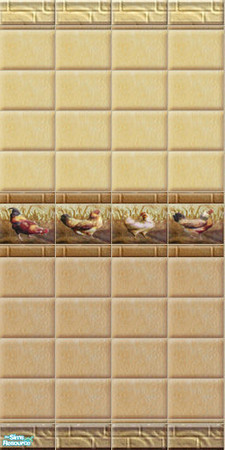 Sims 2 — HenHouse - wall01 by perelinka — Tiled wall