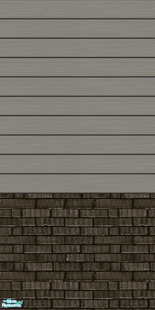 Sims 2 — HH\'s Dark & Spooky - Wall 03 by EarthGoddess54 — Part of the Dark & Spooky (Haunted Hollow)