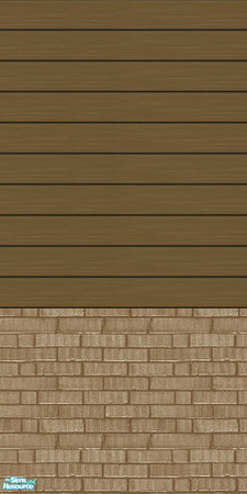 Sims 2 — Natural Half Bricks - 03 by EarthGoddess54 — Part of the Natural Half Bricks exterior walls collection. Enjoy!