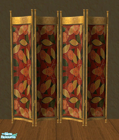 Sims 2 — TC59 - Lying in Wait Screent (floral) by cruinne — The \"Lying in Wait\" Screen is from the Open for