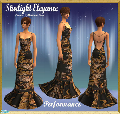 Sims 2 — Starlight Elegance - Performance by Cerulean Talon — The time for elegant dress balls is here and every Sim