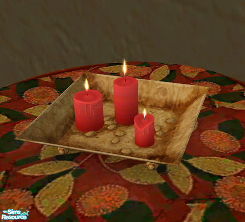 Sims 2 — TC59 - Anytime Candles (dish) by cruinne — This is the base game\'s \"Anytime Candles\" with a new