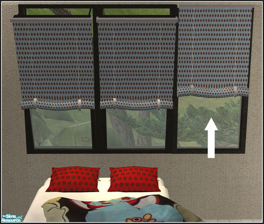 Sims 2 — Steffor\'s romantic bedroom in brown - blinds by mirake — 