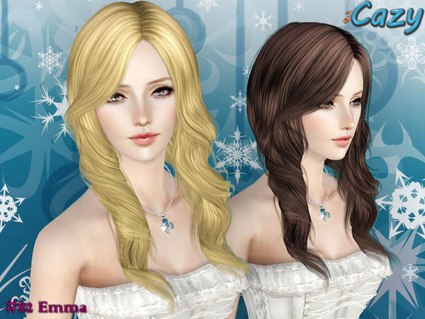 Sims 3 — Emma Hairstyle - Adult by Cazy — Hairstyle for female, teen through elder All LOD included