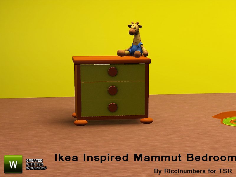 Ikea Inspired Mammut Childrens Room Dresser, Ikea Mammut Dresser