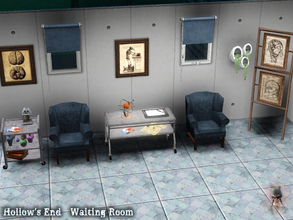 Sims 3 — Hollow's End - Waiting Room by Symphonie1213 — Don't stress while waiting for that important doctor's visit!