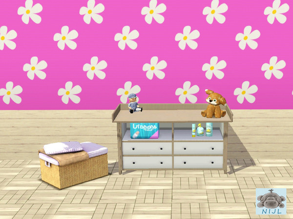 Sims 3 — pattern nurserry (girl) 2 by nijl — pattern nurserry (girl) 2