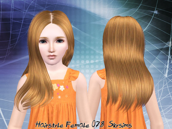 Sims 3 — Skysims Hair Child 078 by Skysims — Female hairstyle for children.