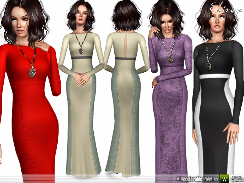 The Sims Resource - Maxi Dress