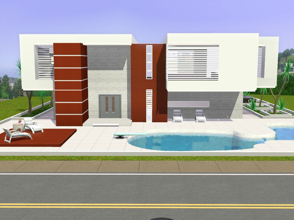 Sims 3 — Modern Touch by gox352 — This is a large modern house for a family who loves modern design. All rooms are large