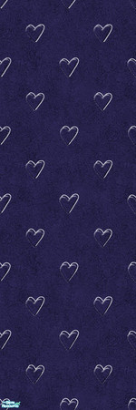 Sims 2 — Studio K Affection - Midnight by StudioKhagerks — Cute heart design on a sponge texture background. Category: