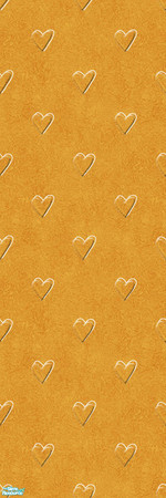 Sims 2 — Studio K Affection - Mango by StudioKhagerks — Cute heart design on a sponge texture background. Category: