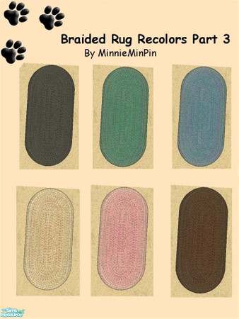 Sims 2 — Seasons Country Braided Rug Part 3 by MinnieMinPin — Recolors of Seasons Country Braided Rug. 3 parts ~ 17