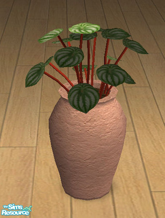 Sims 2 — TC 63 Malin Plant by H3wwy — Recolour of the Malin living room, using textures provided by Detimgi, for texture