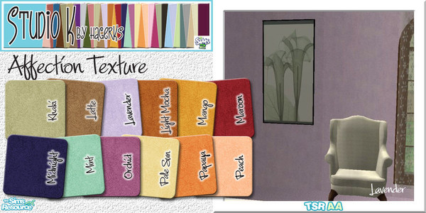 Sims 2 — Studio K Affection Texture_02 by StudioKhagerks — 13-24 of 36 colors. Category: Wallpaper. Price: 10 simoleons.