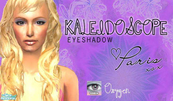 Sims 2 — Kaleidoscope Eyeshadow - Oxygen by 06bek — 