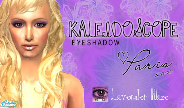 Sims 2 — Kaleidoscope Eyeshadow - Lavender Haze by 06bek — 